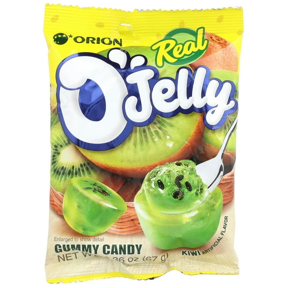 Orion Real O'Jelly, Gummy Candy, Kiwi, 2.36 oz (67 g)