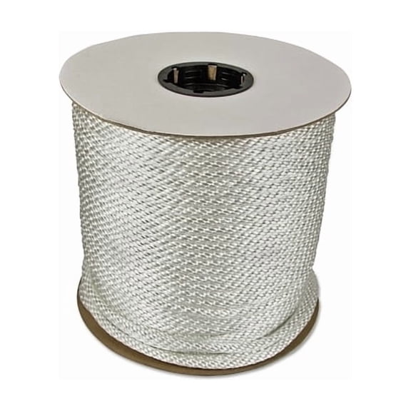 Orion Ropeworks Solid Braid Ropes, 2,475 lb Cap., 500 ft, Nylon (Polyamide), White - 1 EA (811-710120-00500-0)