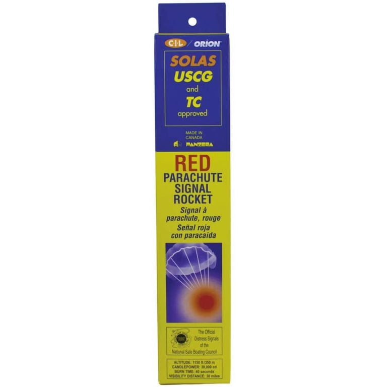 Orion Safety 800, Red Parachute Signal Rocket, Solas. Rocket  display picture 1