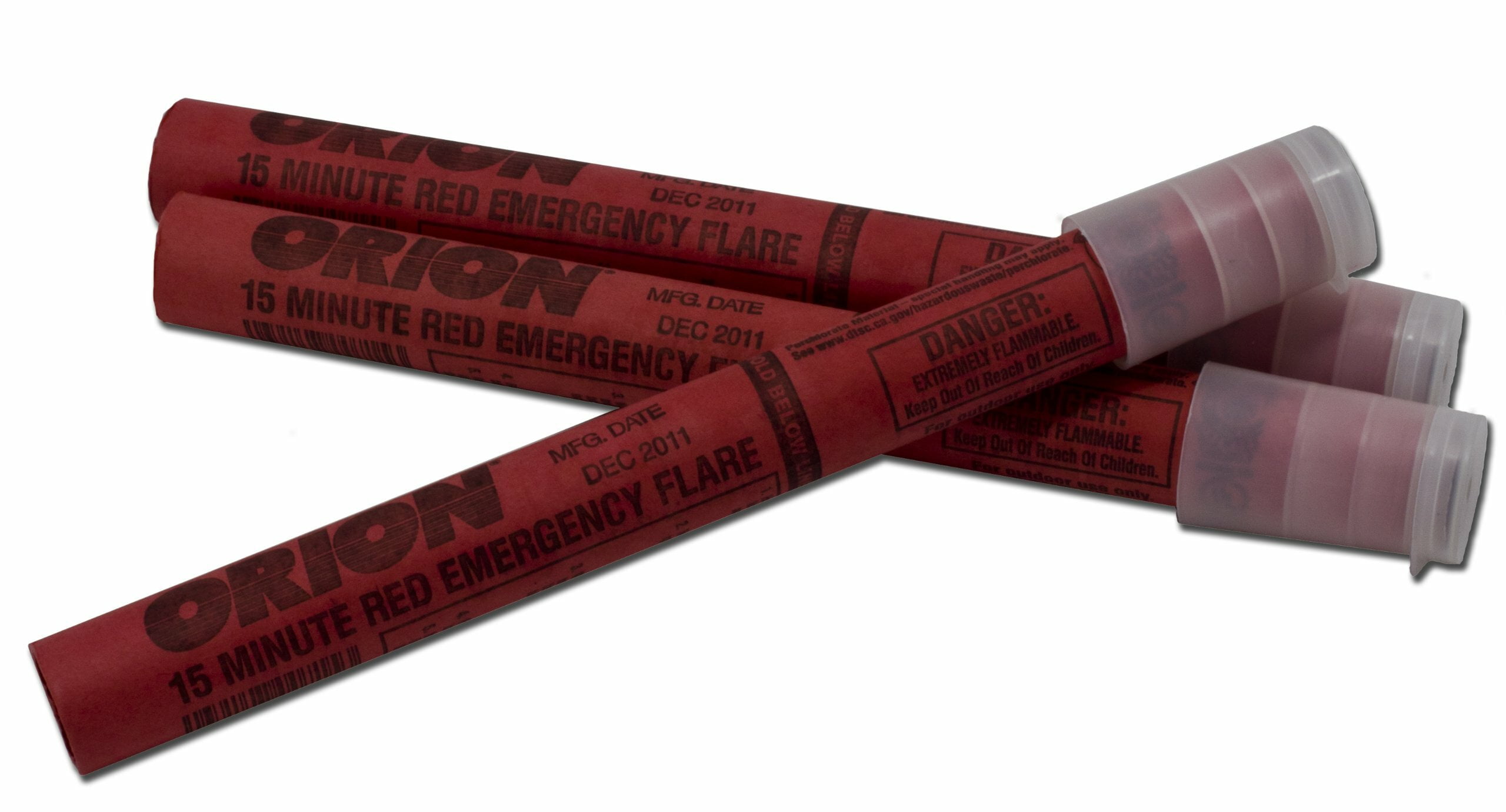 STANDARD FUSEE CORP Orion Safety Products 3153-08 15 Minute Emergency Road Flares 3-Pack