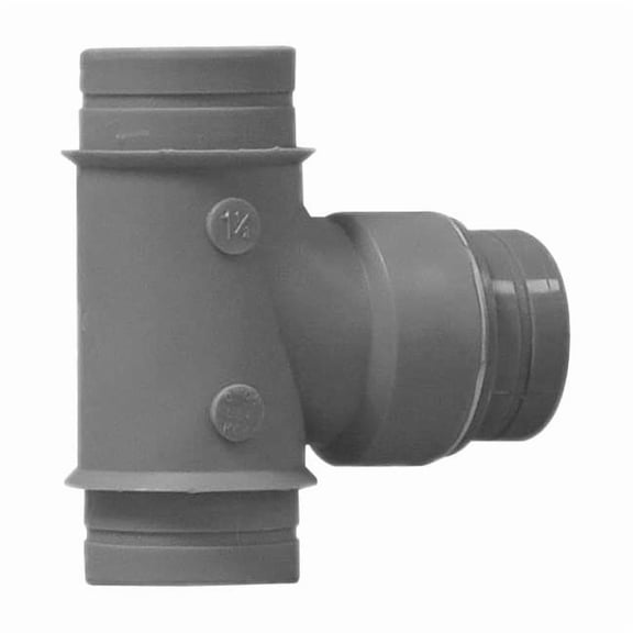 Orion Sanitary Tee, 1 1/2 in, Schedule 80 11/2 90T