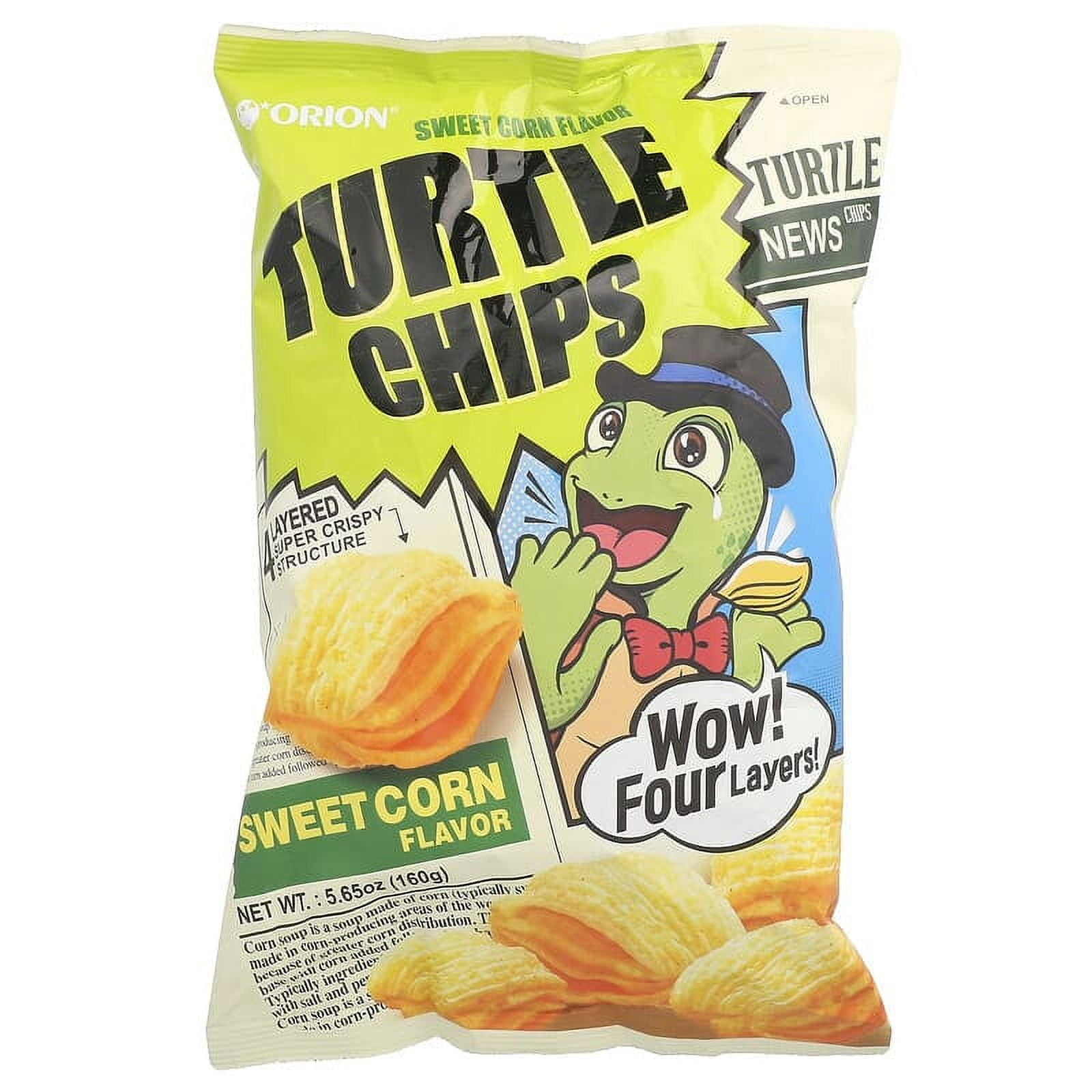 Orion, Turtle Chips, Sweet Corn, 5.65 oz