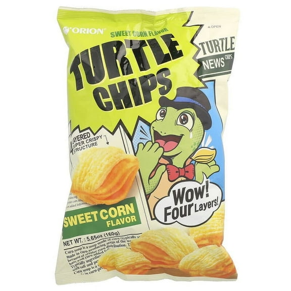 Orion, Turtle Chips, Sweet Corn, 5.65 oz