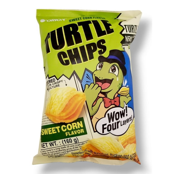 Orion Turtle Chips Sweet Corn Flavor, 160g/5.6 oz