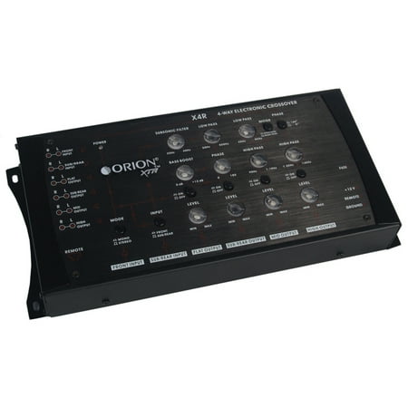 Orion XTR-X4R 4-Way Car Audio Electronic Crossover Network w/ Remote Bass Boost