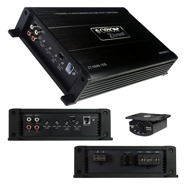 Orion Ztreet D Class Amplifier 5000 Watts Max - Walmart.com