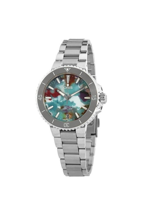 Aquis Date Automatic Multicoloured Dial Men's Watch 01 733 7770 4150-SET