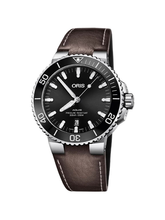 Aquis Date Men's Black Dial Automatic Watch 73377304134LS