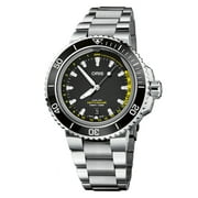 Oris Aquis Depth Gauge Automatic Black Dial Steel Mens Watch 01 733 7755 4154-Set MB