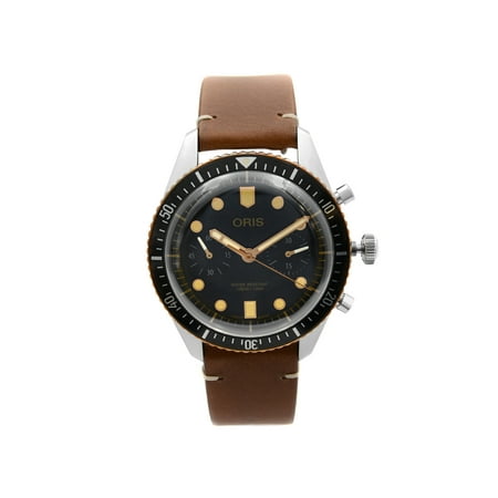 Oris Divers Automatic Black Dial Stainless Steel Men's Watch 01 771 7744 4354-07 5 21 45
