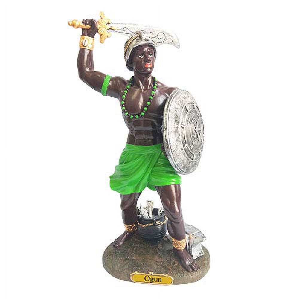 Orisha Ogun Statue Yoruba Statue Orisha Ogun Estatua (12 Inches