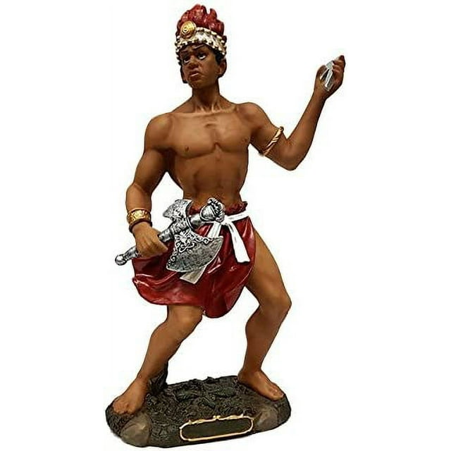 Orisha Statue Yoruba Santeria Lucumi African God Shango - Walmart.com