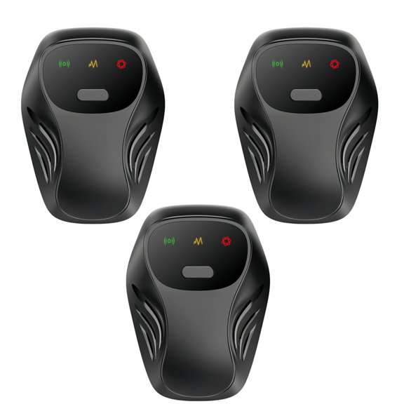Orivelia Ultrasonic Pest Repeller, Orivelia Ultrasonic Pest Repeller for Fleas, Four Dynamic Frequency-Sweeping Rotation Modes with Single-Room Layout, Plug-In Design with Silent Operation