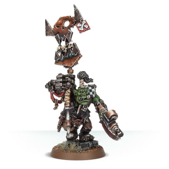 Ork Nob With Waaagh! Banner Warhammer 40K NIB! WBGames