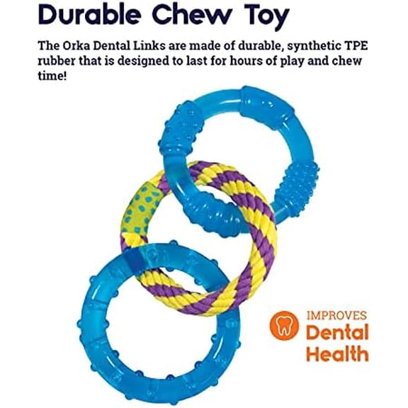Orka Dental Links Dog Chew Toy