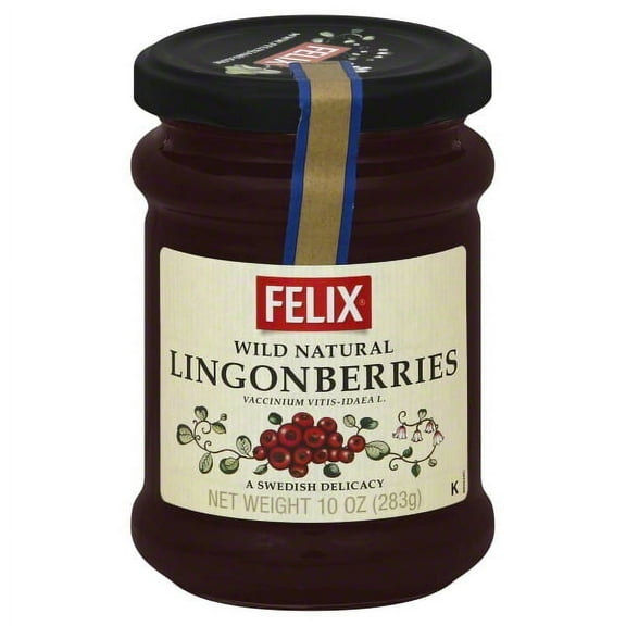 Orkla Foods Sweden Felix Lingonberries, 10 oz