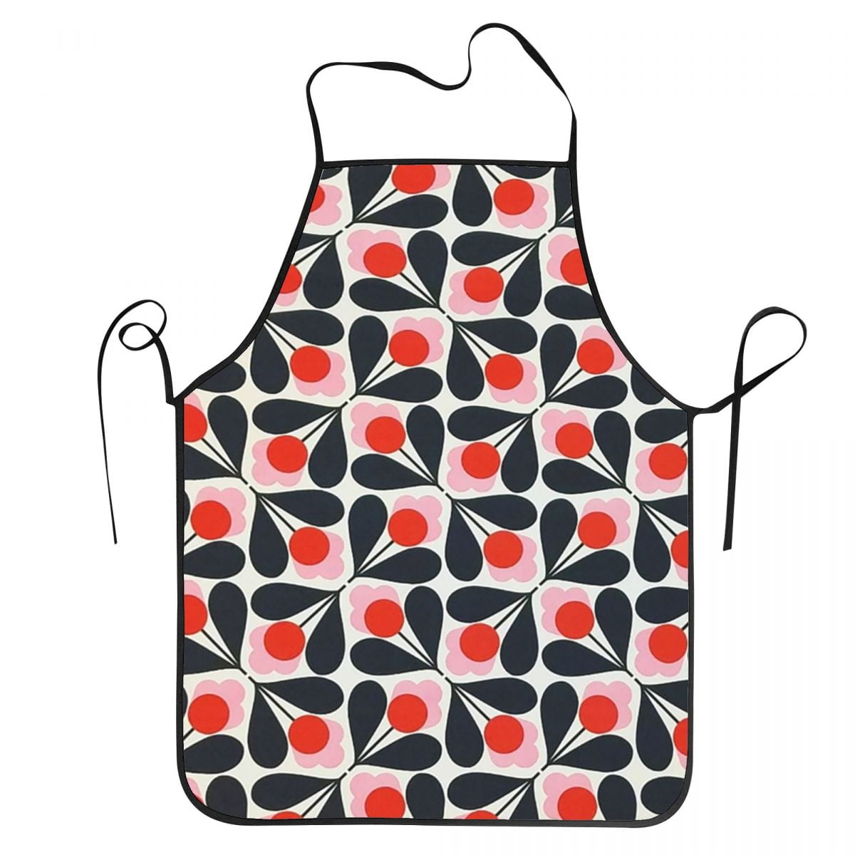 Orla Kiely Floral Funny Aprons for Women Men Scandinavian Flowers Adult