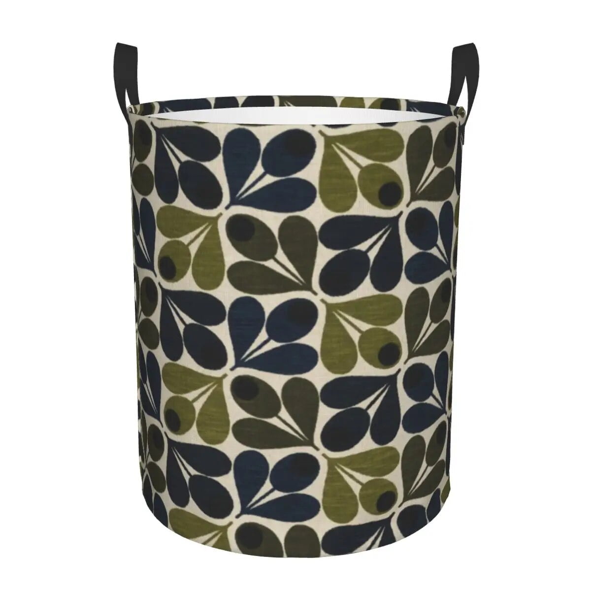 Orla Kiely Multi Stem Laundry Basket Collapsible Mid Century