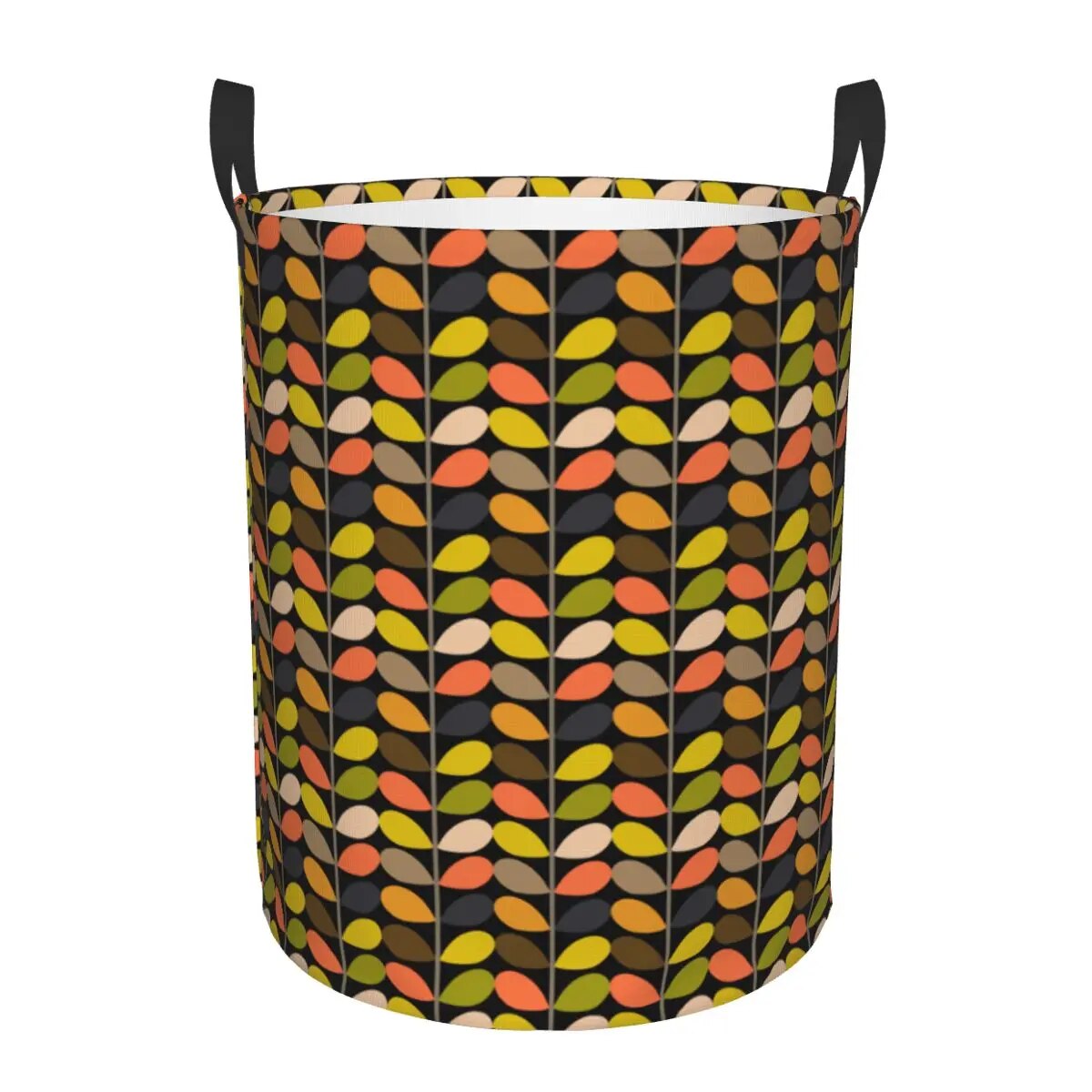 Orla Kiely Multi Stem Laundry Basket Foldable Large Capacity Clothing