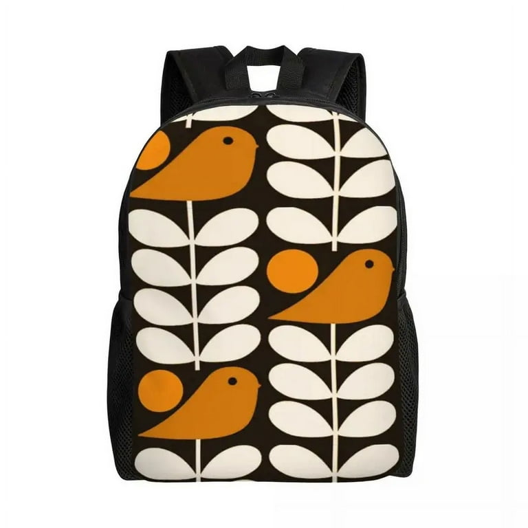 NOBRAND Orla Kiely Travel Backpack Multi Stem Men Women School Laptop Bookbag Flowers Floral Abstract College Student Daypack Bags Women s Size 17