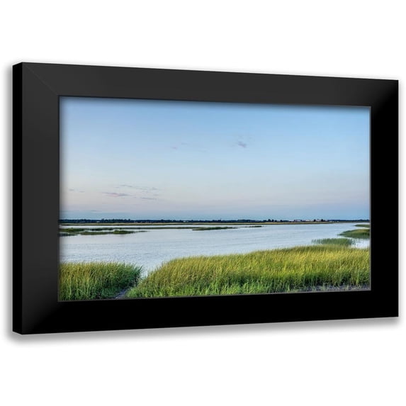 Orlando 14x11 Black Modern Framed Museum Art Print Titled - Summer Marsh