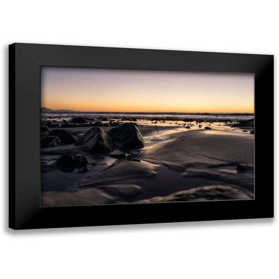 Orlando 24x17 Black Modern Framed Museum Art Print Titled - Density