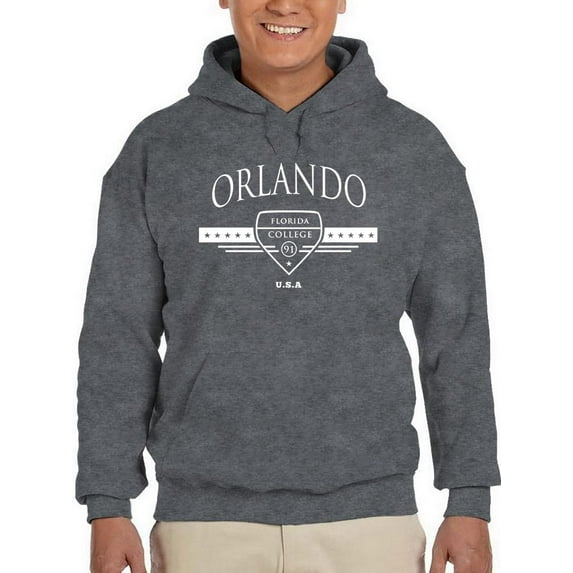 Orlando 91 Sports Style Hoodie Men -Image by Shutterstock, Male Small
