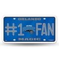 thumbnail image 1 of Orlando Basketball Magic #1 Fan Metal License Plate Tag  - Number One! Let's Go!!, 1 of 7