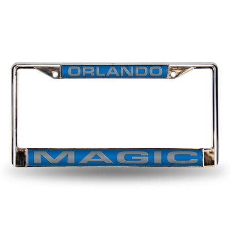 Orlando Basketball Magic Chrome Metal License Plate Frame Holder