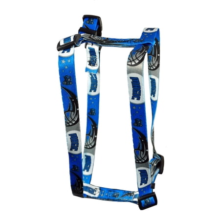 Orlando Basketball Magic Medium 3/4 Inch Wide Adjustable Dog Harness - 14" - 24"