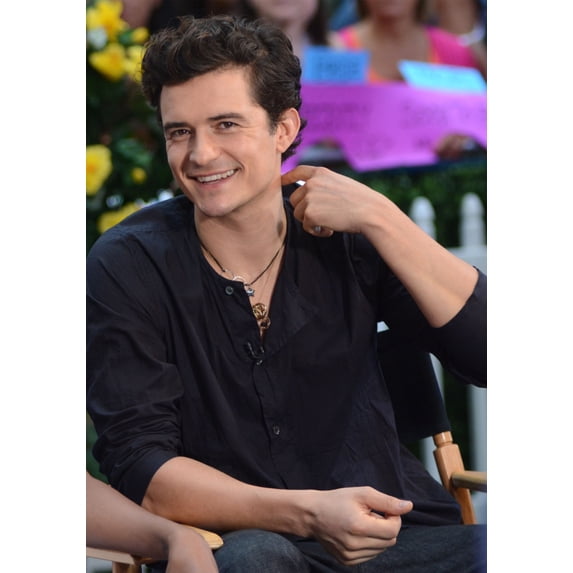 Orlando Bloom At Talk Show Appearance For Celebrity Candids At Good Morning America Studios New York Ny
