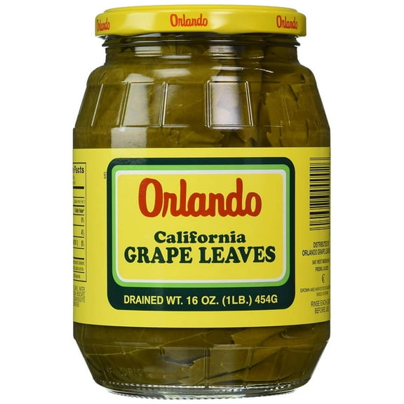 Orlando California Grape Leaves 2 Pack 16 oz (1 lb) Glass Jar | 454g Each