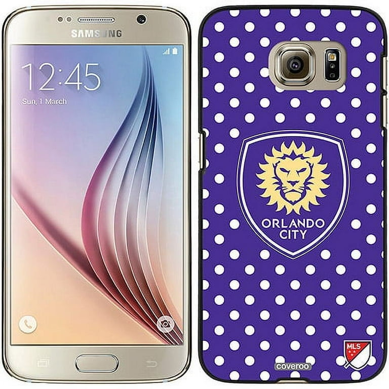 Orlando City SC Polka Dots Design on Samsung Galaxy S6 Snap-on