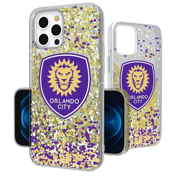 Orlando City SC iPhone Confetti Glitter Design Case