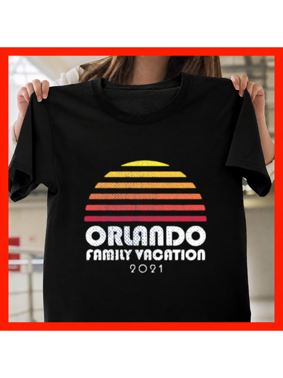 Orlando Family Vacation Sunny Florida Theme Park Destination Trip Unisex T-Shirt, up to size 5XL