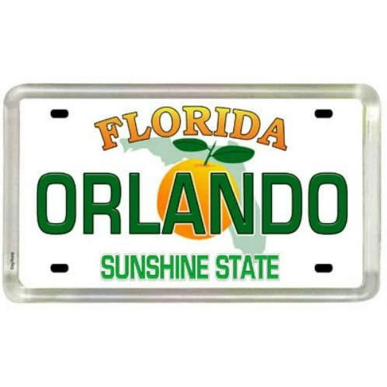 ORLANDO FLORIDA License NEW Plastic