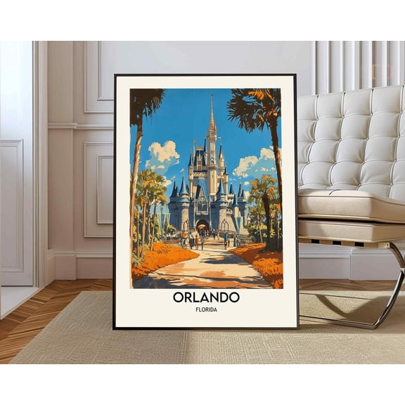 Orlando Florida Poster Unframed Paper Print
