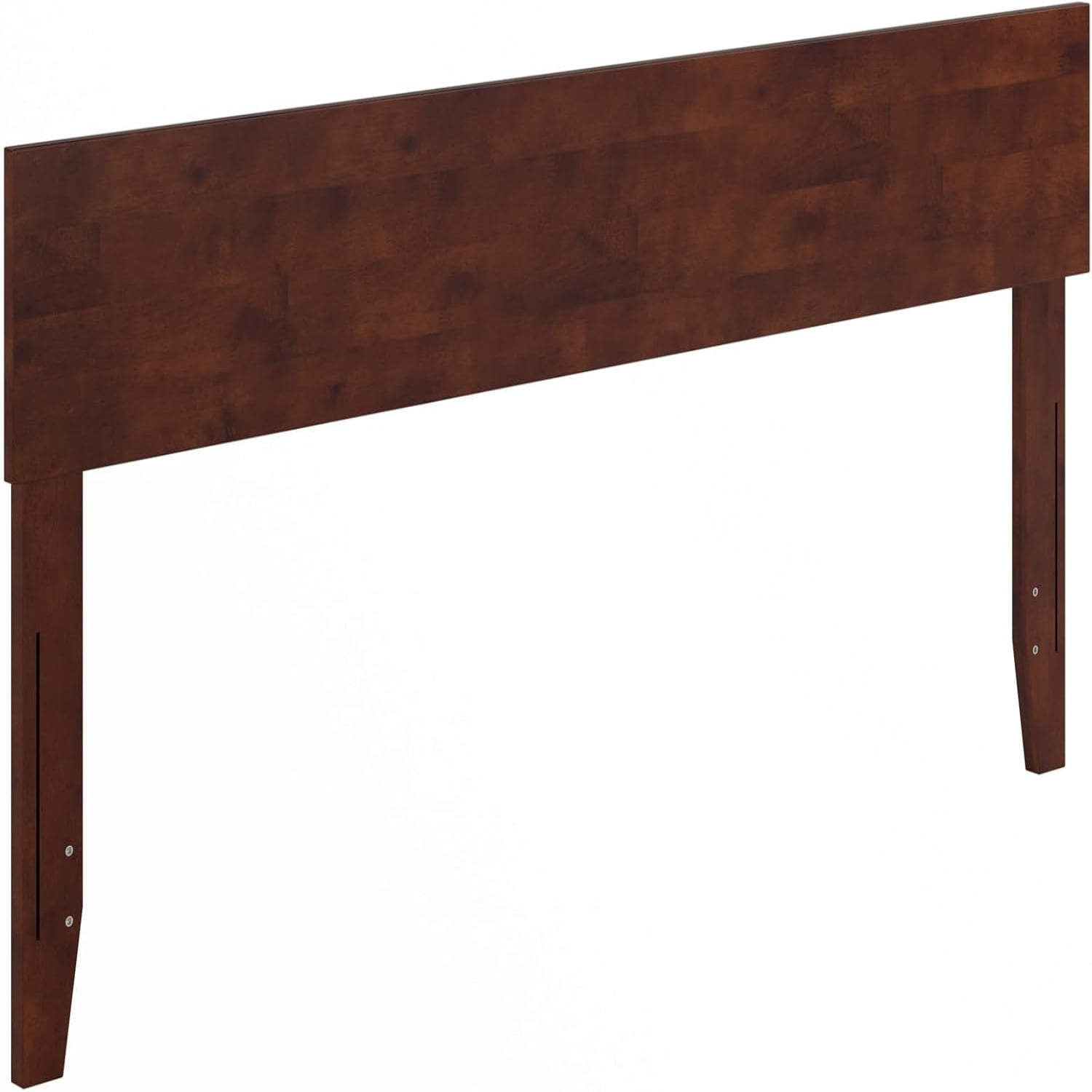 Orlando King Modern Solid Wood Panel Headboard with Attachable Charger