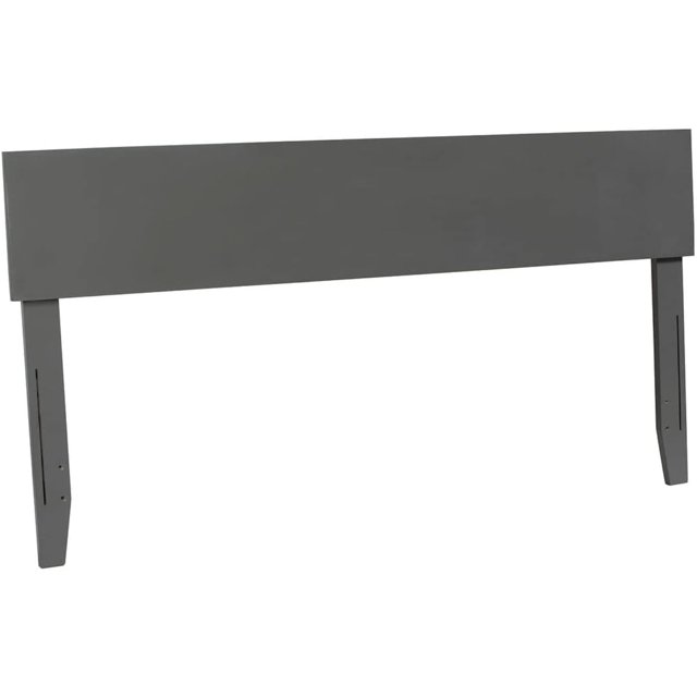 Orlando King Modern Solid Wood Panel Headboard with Attachable Charger