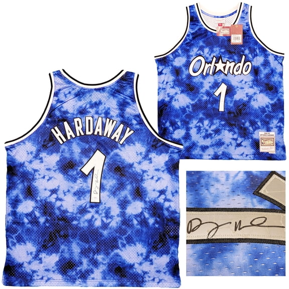 Orlando Magic Anfernee Penny Hardaway Autographed Blue Auth Mitchell & Ness Galaxy 1994-95 Hardwood Classic Swingman Jersey Size XL PSA/DNA 208258