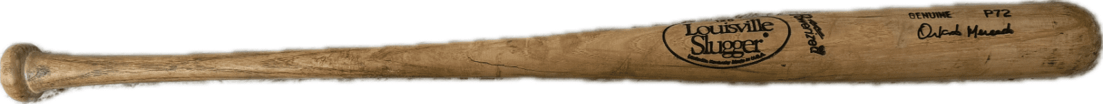 Orlando Mercado Game Used Cracked Louisville Slugger P72 Model Bat