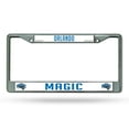 thumbnail image 1 of Orlando Basketball Magic Chrome Metal License Plate Frame, 1 of 6