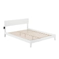 thumbnail image 1 of AFI Furnishings Orlando Low Profile Platform Bed Q WH, 1 of 6
