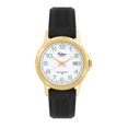 thumbnail image 1 of Orlean Mens Watch, Big Glow in the Dark Numbers, Date - Easy to Read White Dial, 316L Stainless Steel Case with Washable Waterproof Silicone Band - 38mm Analog Men's Watches - Gold / Black Band, 1 of 5