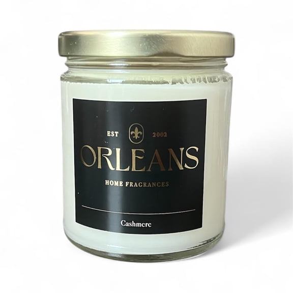 Orleans Home Fragrances, 9 oz Candle - Cashmere.