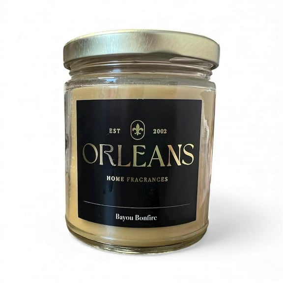 Orleans Home Fragrances, 9oz Candle - Bayou Bonfire.