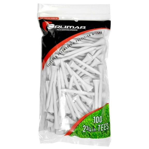 Orlimar 2 3/4-inch Wooden Golf Tees 100-pack (White)