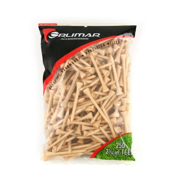 Orlimar 2 3/4-Inch Golf Tees 250-Pack (Natural)