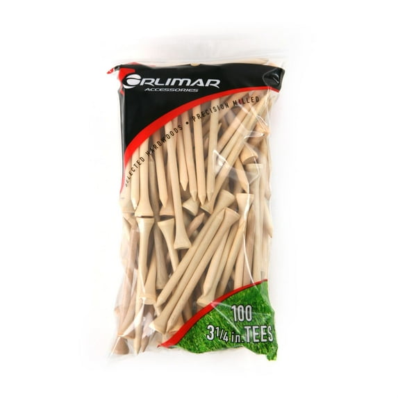 Orlimar 3 1/4-Inch Golf Tees 100-Pack (Natural)