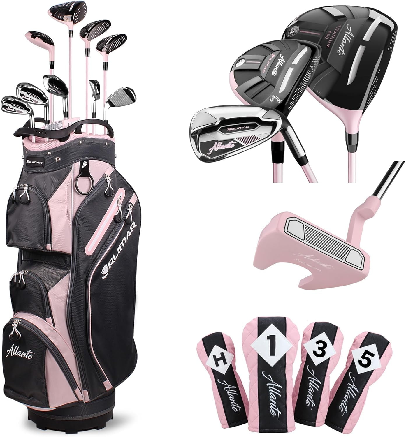Orlimar Allante Women's Left-Hand Premium Golf Club Set 2025, w